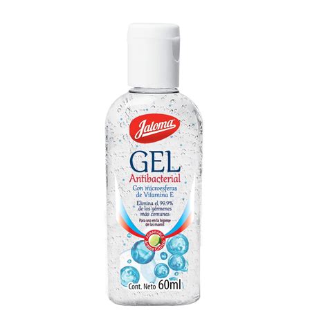 Gel Antibacterial Frasco 60ml Cvitamina E Jaloma