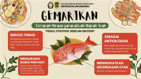 Makan Ikan Mahasiswa KKN UNDIP Ajak Masyarakat Tingkatkan Konsumsi