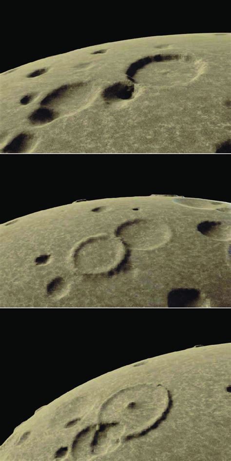 Examples of different crater types that can be generated on a small ...