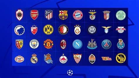 Daftar 32 Tim Liga Champions 2023 2024 Malam Ini Drawing Pembagian