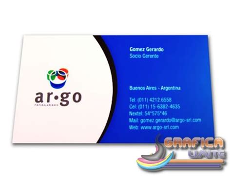 Tarjetas Personales Impresas Full Color Grafica Limite