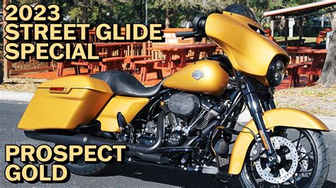 2023 Harley Davidson Street Glide Special In Prospect Gold Features