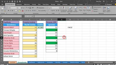 Excel Warsztat Formatowanie Warunkowe Youtube