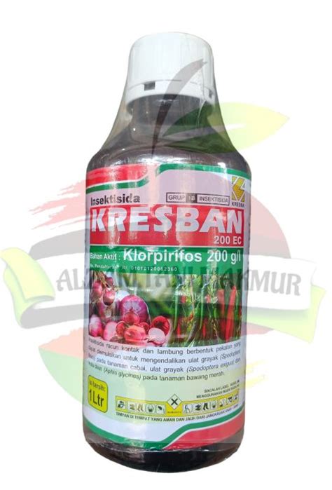 Insektisida Pembasmi Hama KRESBAN 200 EC Isi 1liter Bahan Aktif