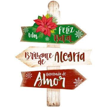 Placa Feliz Natal Compre Produtos Personalizados No Elo