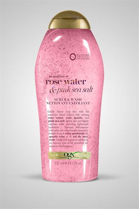 OGX Pink Sea Salt Rosewater Body Scrub