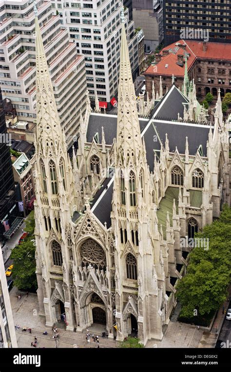 Aerial view st patrick´s cathedral hi-res stock photography and images ...