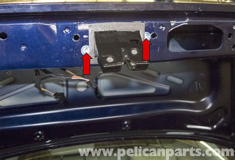 Mercedes Benz W211 Trunk Lock Cylinder Handle And Latch Replacement