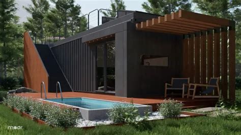 Compact Luxury: A 40ft Container Home Design