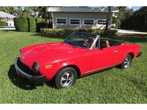 Fiat Spider For Sale Classiccars Cc