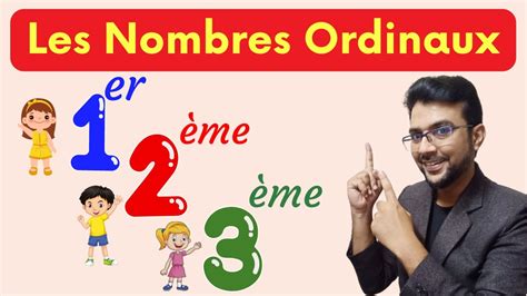 Ordinal Numbers In French Les Nombres Ordinaux Learn French In