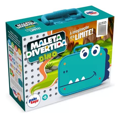 Kit Brinquedo Maleta Divertida Dino Brinquedo Sensorial MercadoLivre