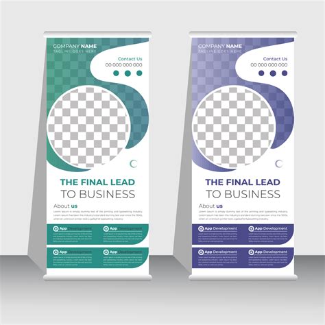 Roll up Banner Design 13280300 Vector Art at Vecteezy