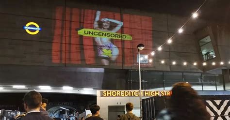 Sex Workers Hijack London Bridge And Shoreditch Buildings To Display Giant Nudes In Protest