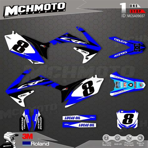 Mch Customized Team Graphics Backgrounds Decals M Custom Stickers For