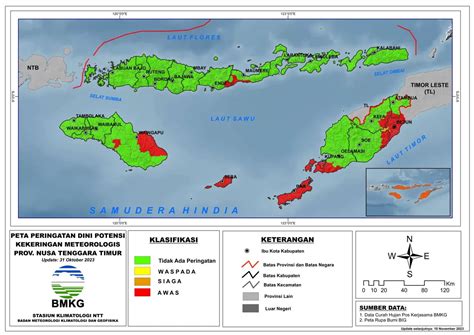 Musim Kemarau Ini Wilayah Di Ntt Yang Masuk Kategori Siaga Dan Awas