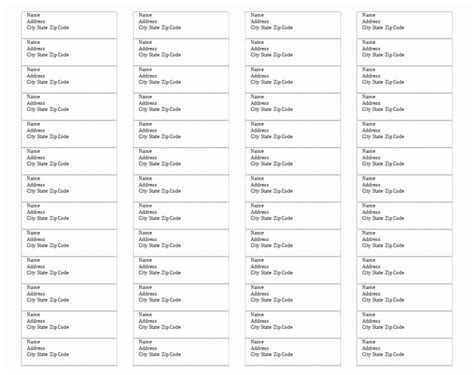 50 Avery Template 18660 Microsoft Word Ufreeonline Template
