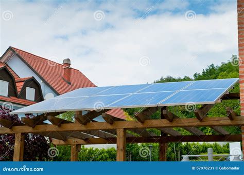 Green power - solar panels stock image. Image of generation - 57976231