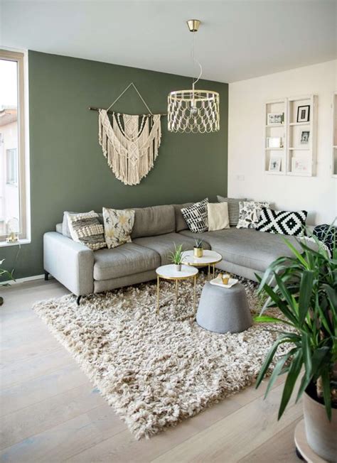 87 Green And Grey Living Room Decor Ideas - DigsDigs