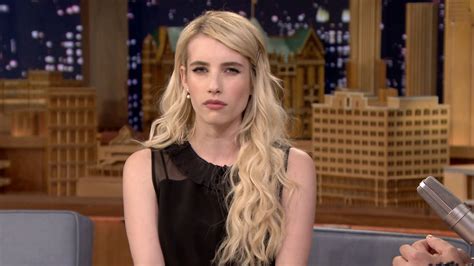 Watch The Tonight Show Starring Jimmy Fallon Interview Emma Roberts