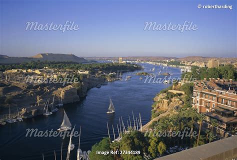 27344189 - View over the Nile River from the New Cataract...