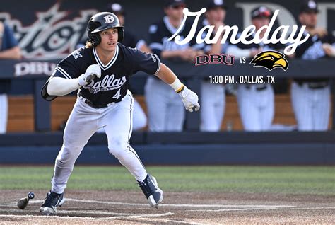 DBU Baseball on Twitter: "Two for the price of one! It's Game Day! 🆚 ...