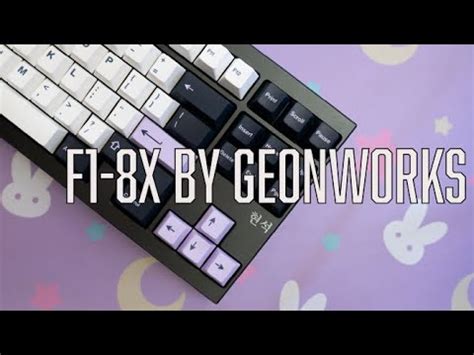 F X By Geonworks With Hyperglide Black Switches Sound Test Youtube