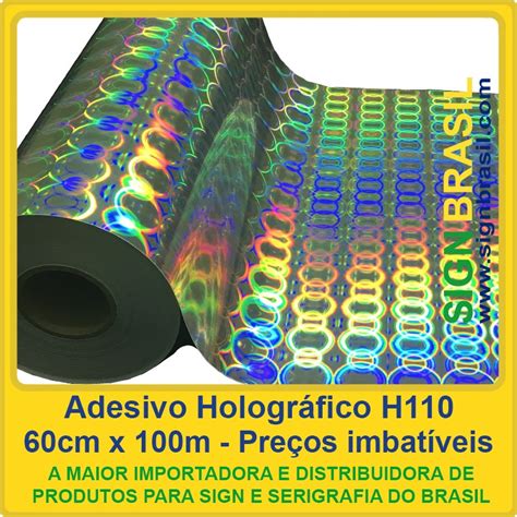 Adesivo Hologr Fico H Cm X M