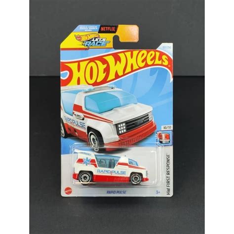 Hot Wheels Rapid Pulse Netflix Let S Race White Hw First Response