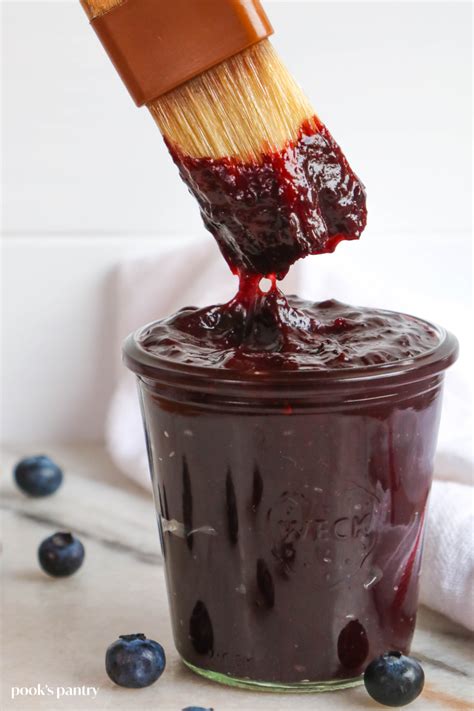 The Best Blueberry Bbq Sauce Recipe Pook S Pantry Recipe Blog