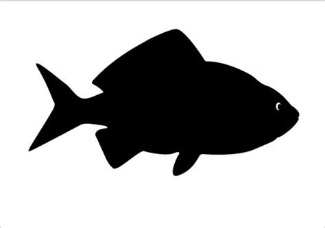 Big Fish Silhouette Graphics | Clipart Panda - Free Clipart Images