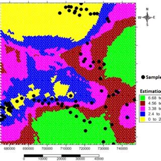 Error Map Of Kriging Which Highlights Future Sampling Patterns