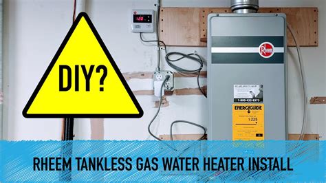 What I Wish I Knew Before DIY Installing A Rheem Tankless Gas Water