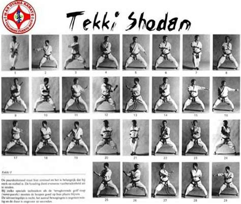 Tekki Shodan Martial Arts Karate Martial