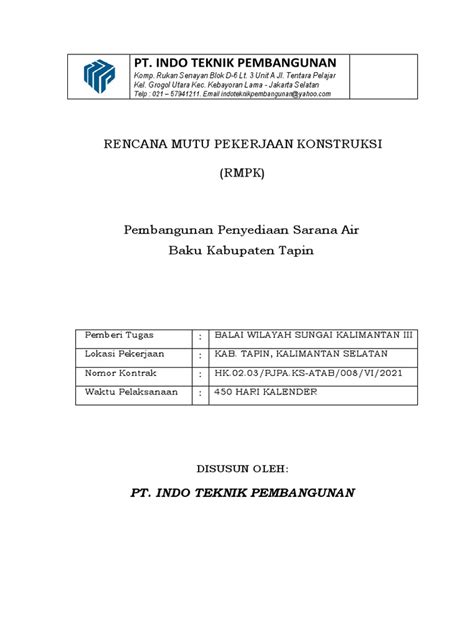 Metode Kerja And Jsa Jembatan Pipa J6 Pdf