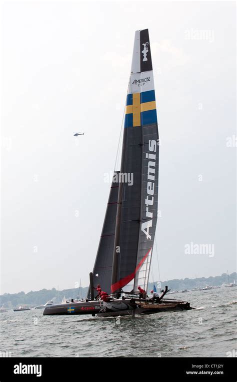 Americas cup 2012 Newport Stock Photo - Alamy