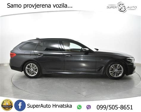 BMW 520d Tou Aut M SPORT M PAKET PANO LED TEM AHK DIGIT 2017 God