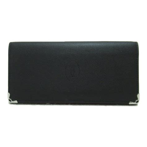 Cartier CARTIER Long wallet Black leather | Grailed