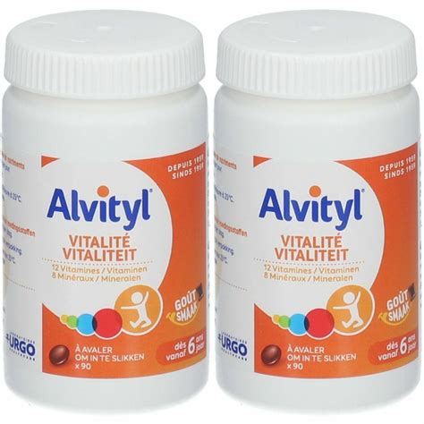 Alvityl® Vitalité Comprimés à Avaler Goût Chocolat 2x90 Pcs Redcare