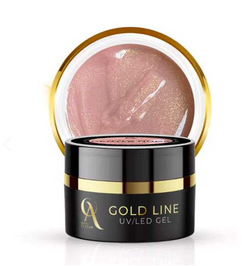 OA BUILDER GEL GOLD LINE GLAM COV GENTLE NUDE Bling Moi