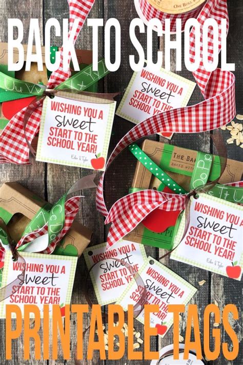 Back to School Printable Tags - Mother Thyme