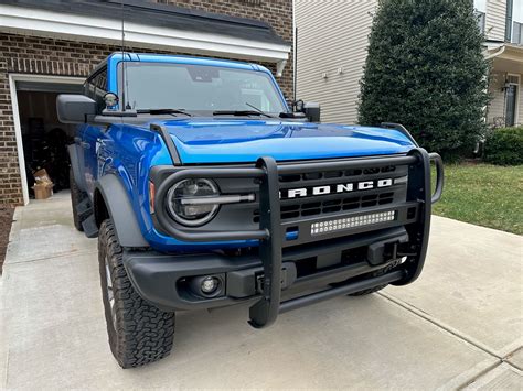 Finally A Decent Mod Option Grill Guard For The Capable Bumper Bronco6g 2021 Ford Bronco