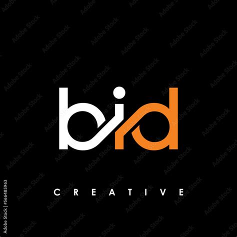 BID Letter Initial Logo Design Template Vector Illustration Stock ...