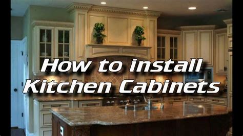 How To Install Kitchen Cabinets Installing Kitchen Cabinets Install