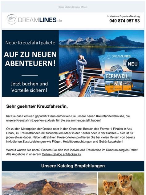 Dreamlines De Kreuzfahrten Suchen Und Buchen Auf Zu Neuen