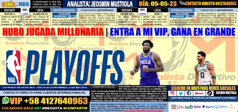 HUBO JUGADA MILLONARIA VIERNES 05 05 2023 NBA HAY 2 DUELOS