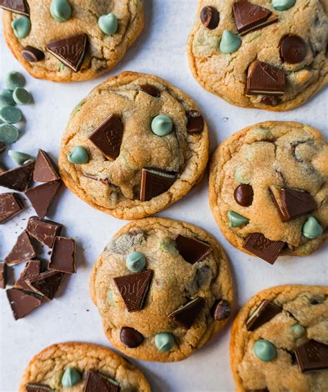 Mint Chocolate Chip Cookies Modern Honey