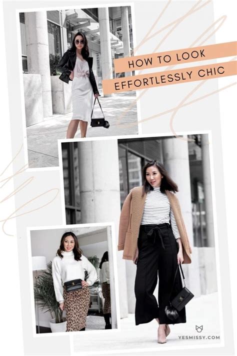 5 Simple Ways To Look Effortlessly Chic YesMissy