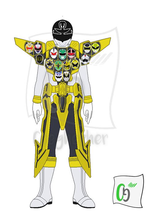 Gokai Silver Gold Mode Super Megaforce Gold By Coeghepher On Deviantart