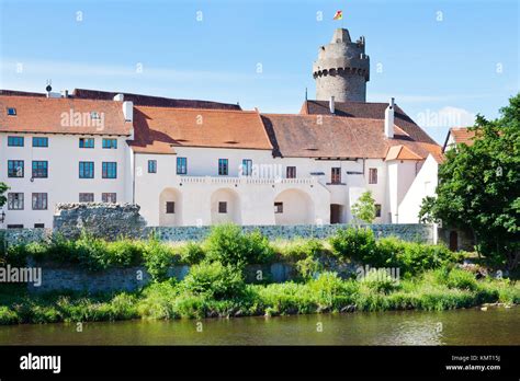 goticky hrad mesto Strakonice Česká republika gothic castle town